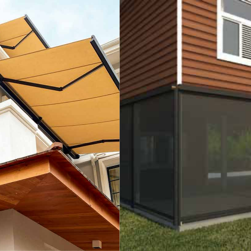 Awnings or Zipper Screen Shades: Which Is Best for Your Space?